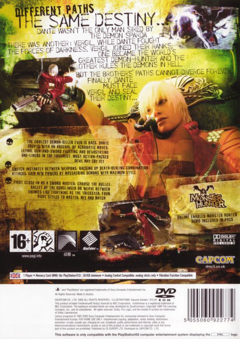 Devil May Cry 3 : Dante's Awakening dos