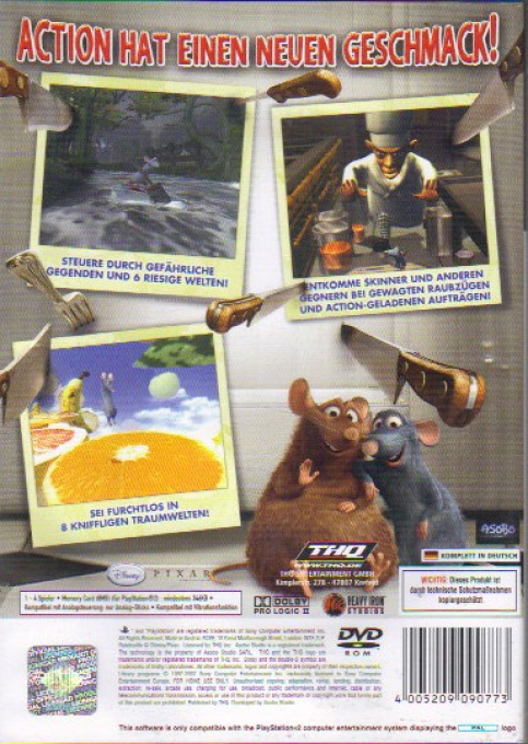 Disney Pixar Ratatouille - Dos