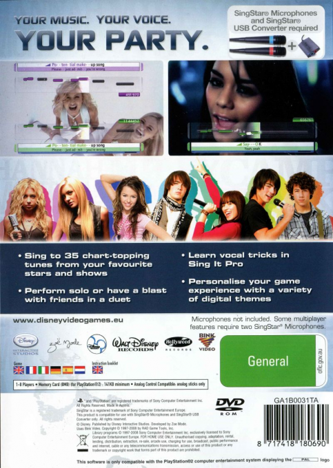 Disney Sing It - Dos