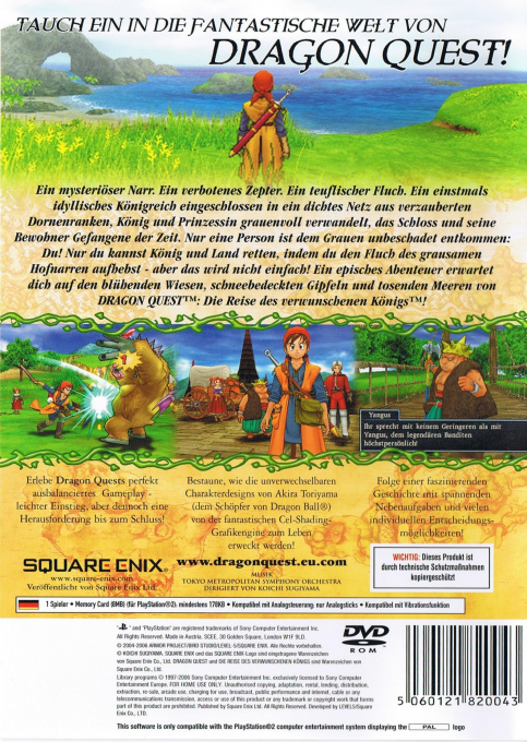 Dragon Quest : L'odyssée Du Roi Maudit - Dos