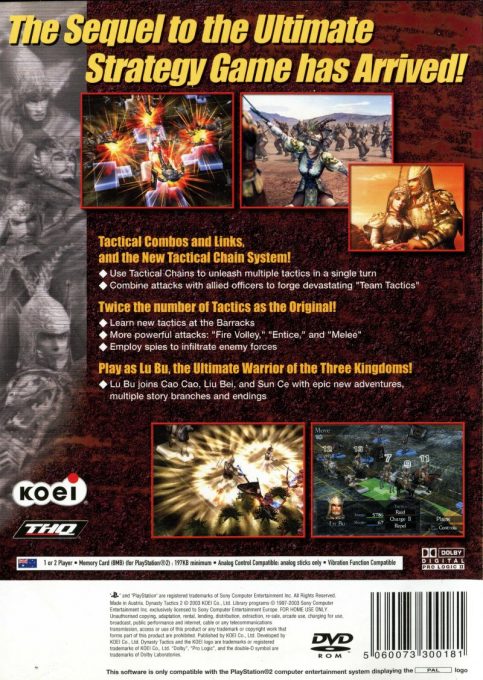 Dynasty Tactics 2 dos