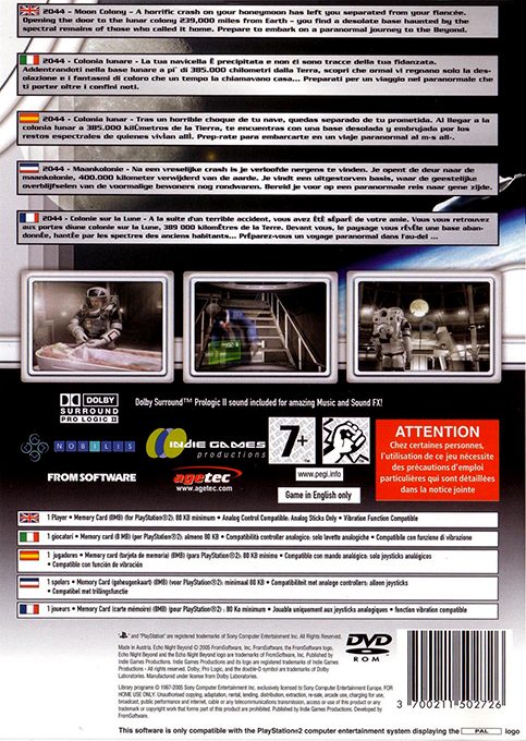 Echo Night : Beyond dos