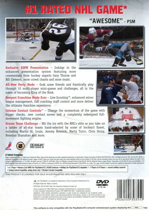 ESPN NFL 2K5 - Dos