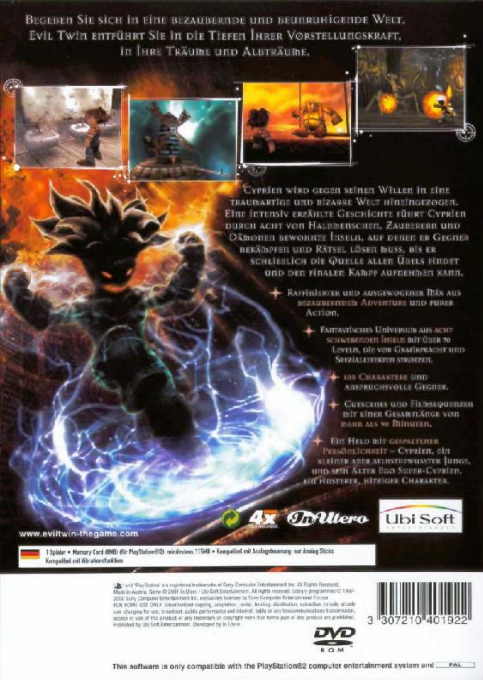 Evil Twin - Cyprien's Chronicles - Dos