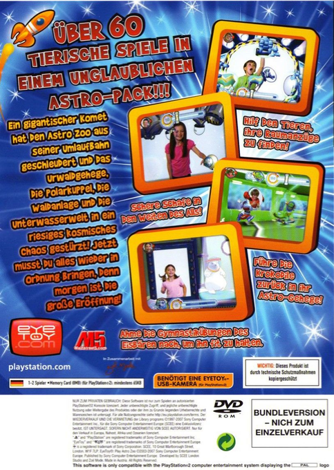 Eyetoy - Play Astro Zoo - Dos