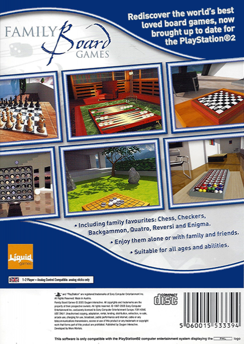 Family Board Games - Dos