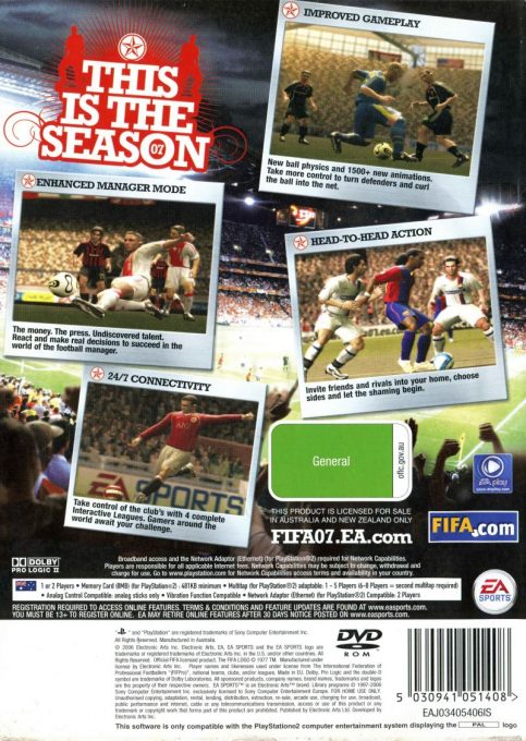 FIFA Soccer 07 - Dos