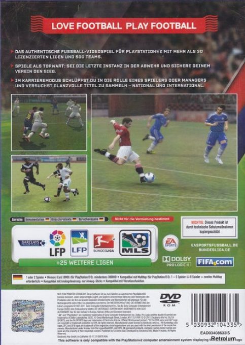 FIFA Soccer 12 - Dos