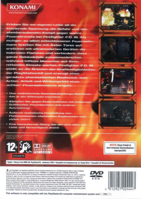 Firefighter F.D.18 - Dos