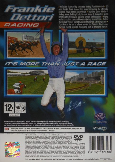 Frankie Dettori Racing dos