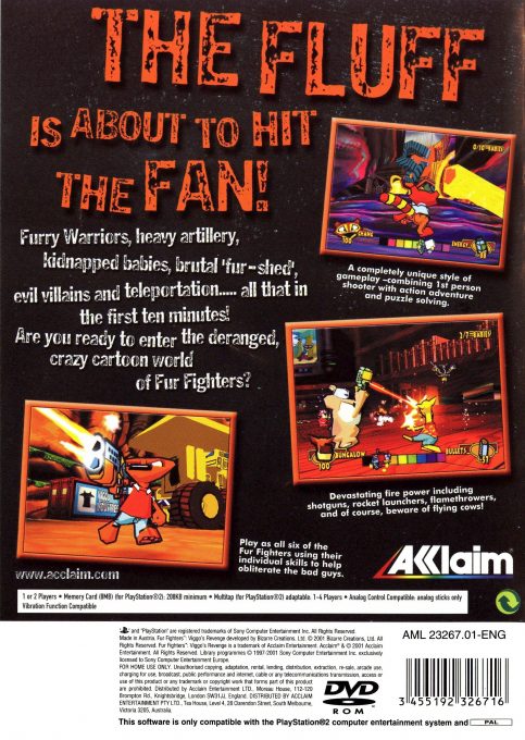 Fur Fighters : Viggo's Revenge dos