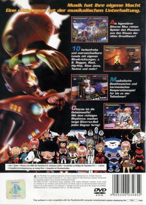 Gitaroo Man dos