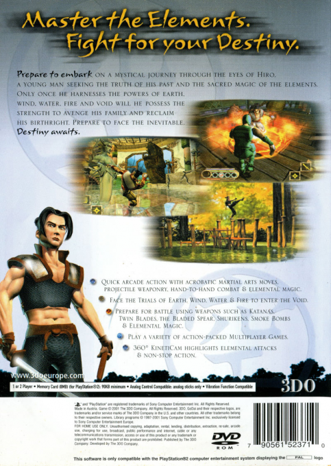 Godai : Elemental Force - Dos