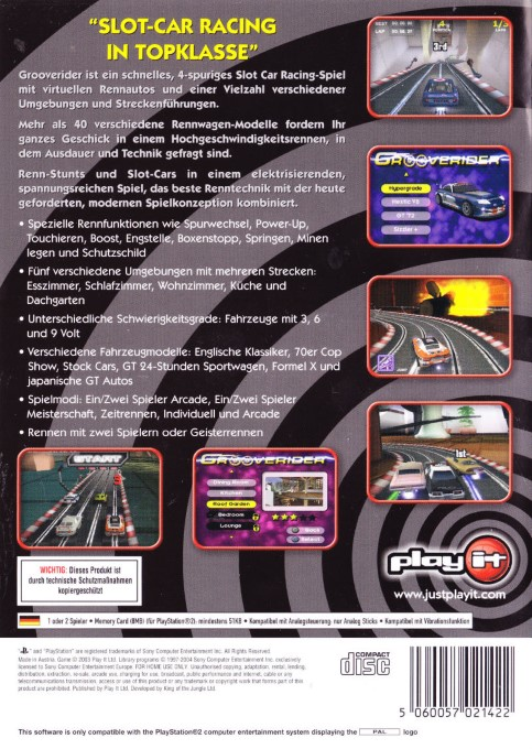 Grooverider Slot Car Racing - Dos