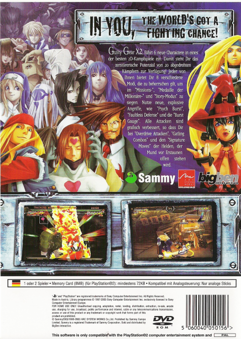 Guilty Gear X2 #reload - Dos