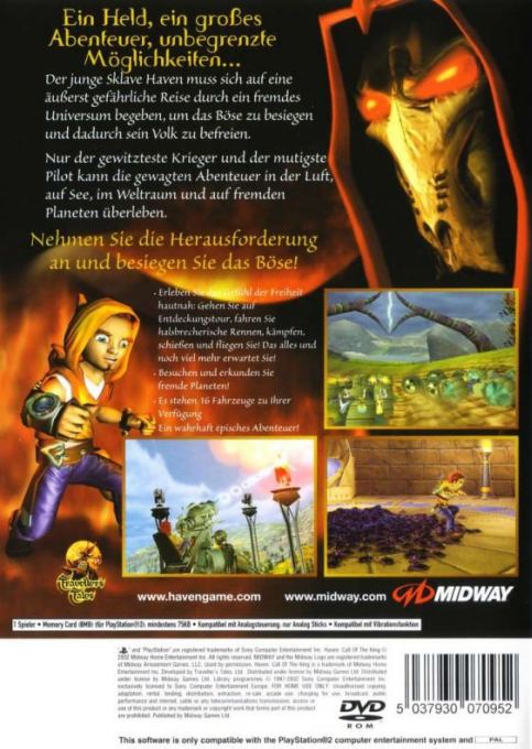 Haven : Call of the King - Dos