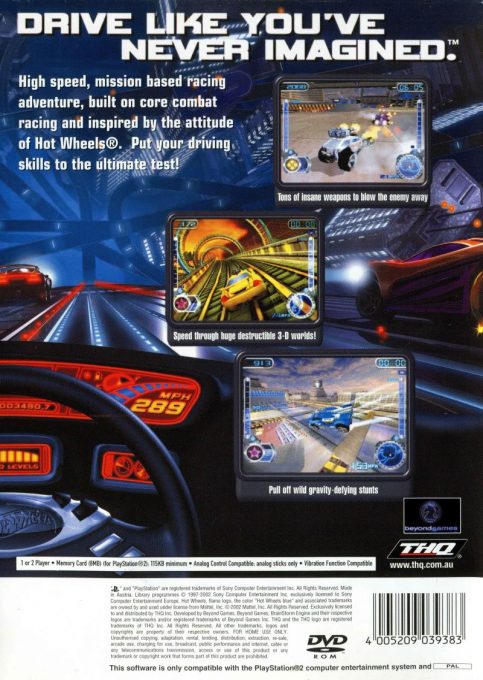 Hot Wheels : Velocity X dos