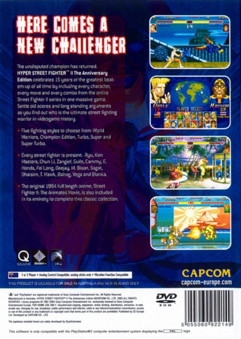 Hyper Street Fighter 2 - The Anniversary Edition dos