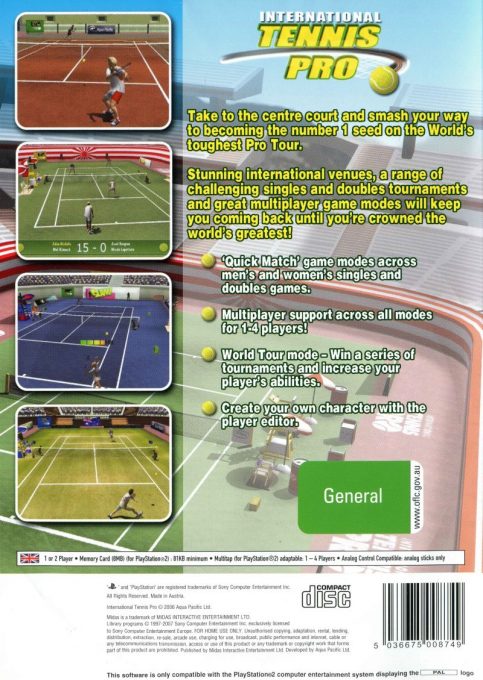 International Tennis Pro dos