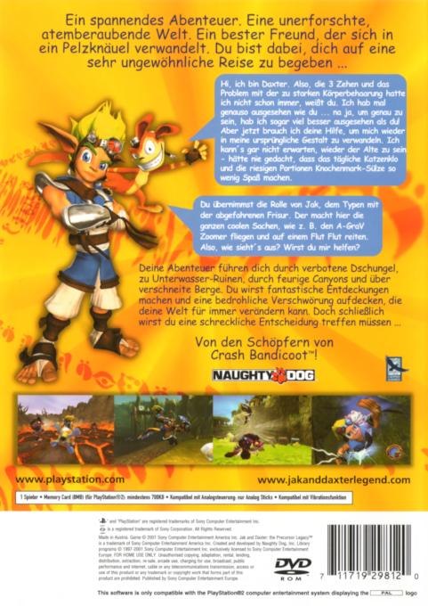 Jak and Daxter: The Precursor Legacy - Dos