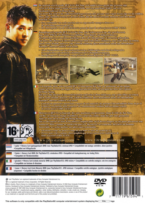 Jet Li: Rise to Honor - Dos