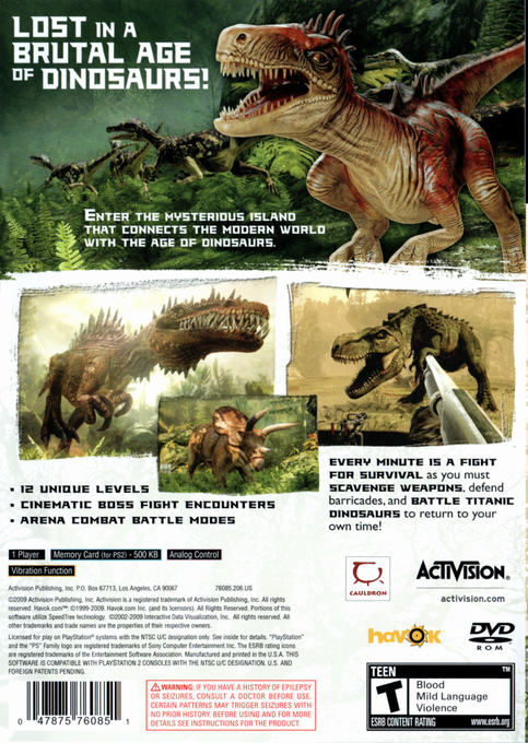 Jurassic : The Hunted - Dos