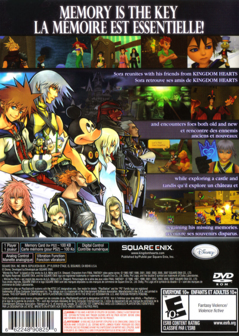Kingdom Hearts : Re-Chain of Memories - Dos