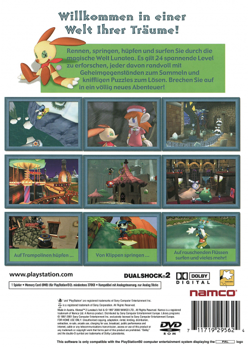 Klonoa 2 : Lunatea's Veil - Dos