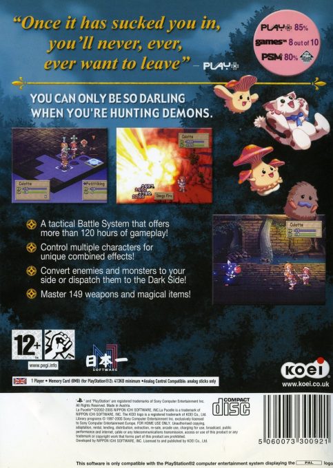 La Pucelle : Tactics dos