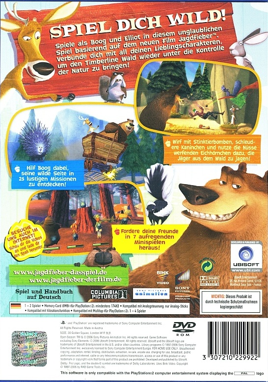 Les Rebelles de la Forêt - Dos