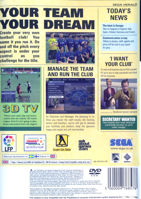 Let's Make A Soccer Team ! - Dos