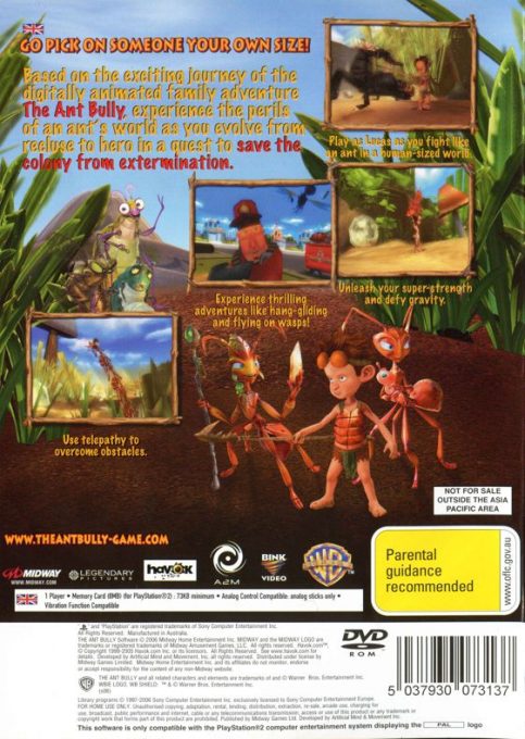 Lucas Fourmi Malgre Lui dos