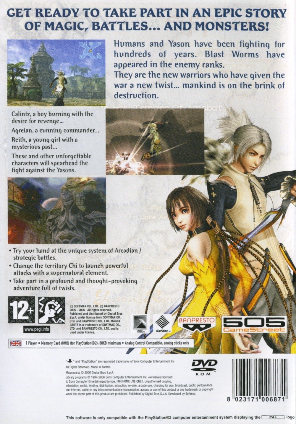 Magna Carta : Tears of Blood dos