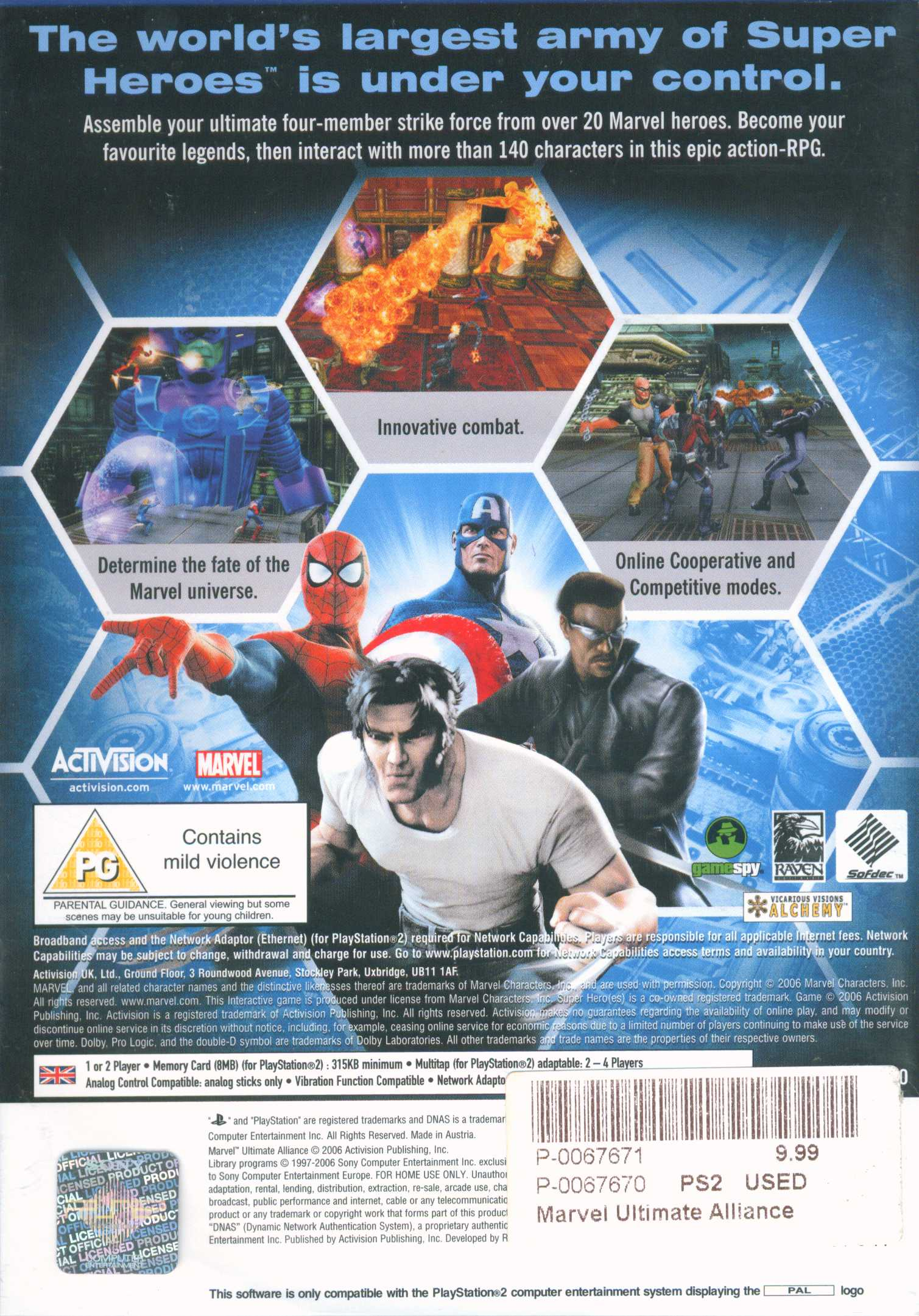 Marvel : Ultimate Alliance - Dos