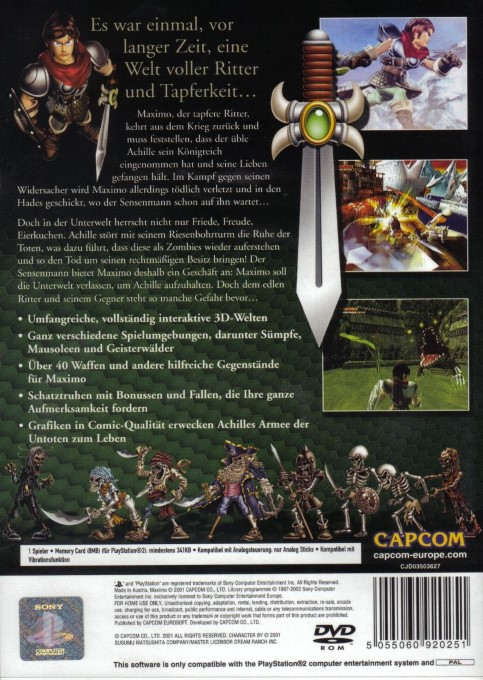 Maximo : Ghosts to Glory - Dos