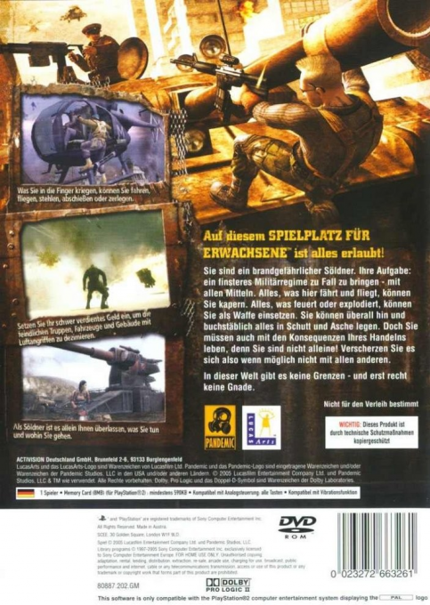 Mercenaries - Playground of Destruction  - Dos