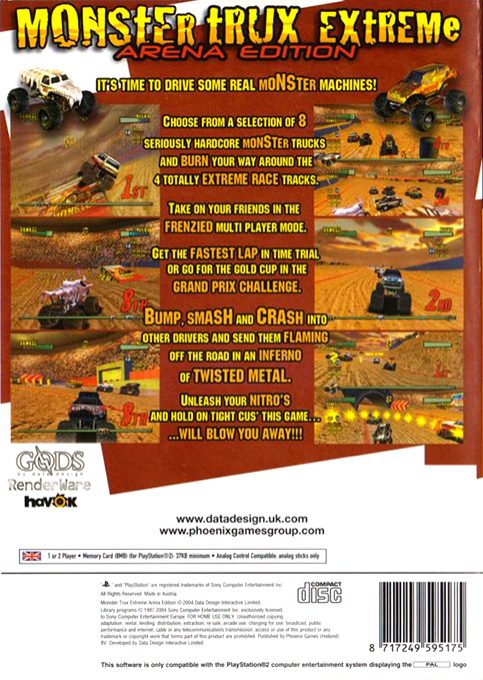 Monster Trux Extreme - Arena Edition dos