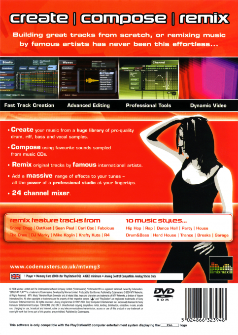 MTV Music Generator 3 : This Is the Remix - Dos