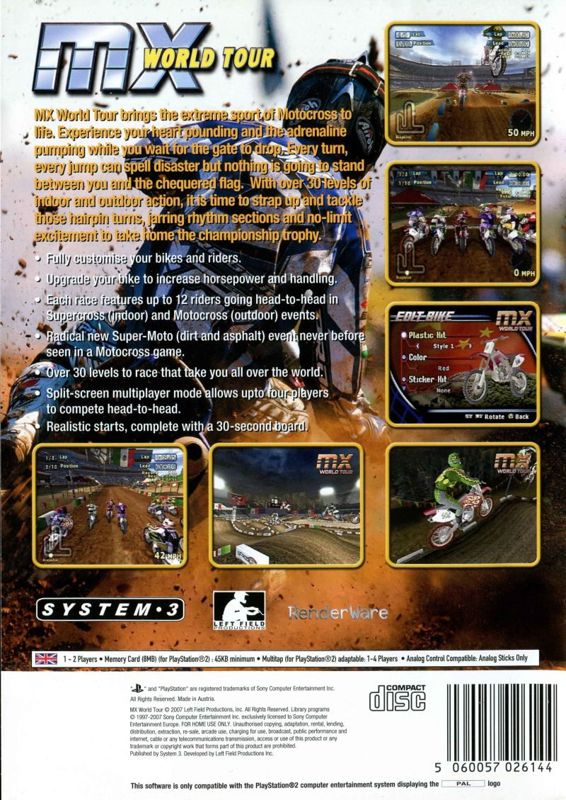 MX World Tour featuring Jamie Little - Dos