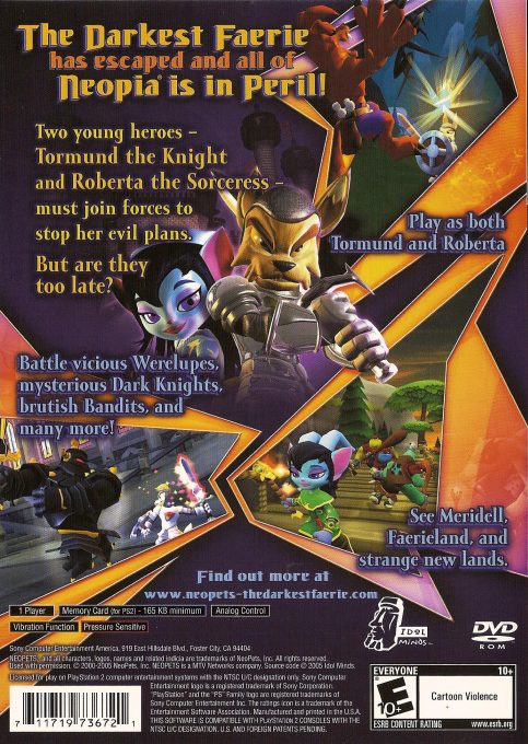 Neopets : The Darkest Faerie dos