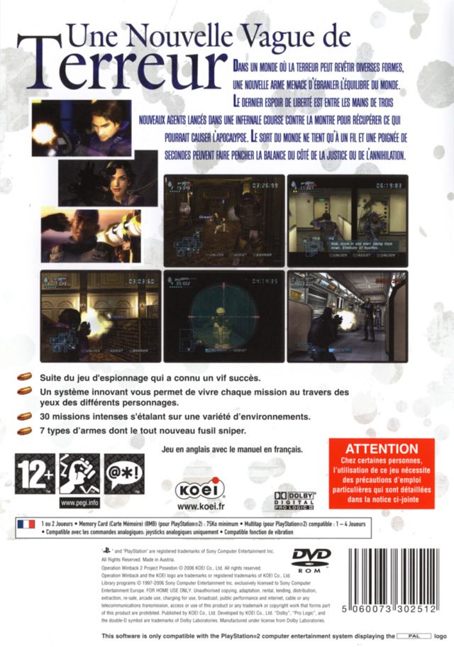 Operation WinBack 2 : Project Poseidon dos