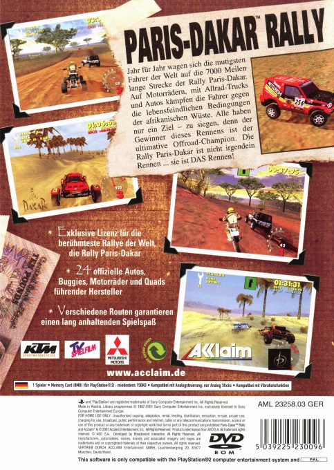 Paris-Dakar Rally dos