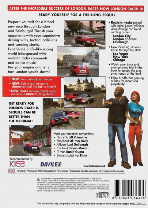 Paris-Marseille Racing II dos