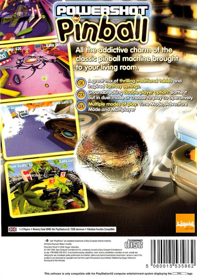 Powershot Pinball - Dos