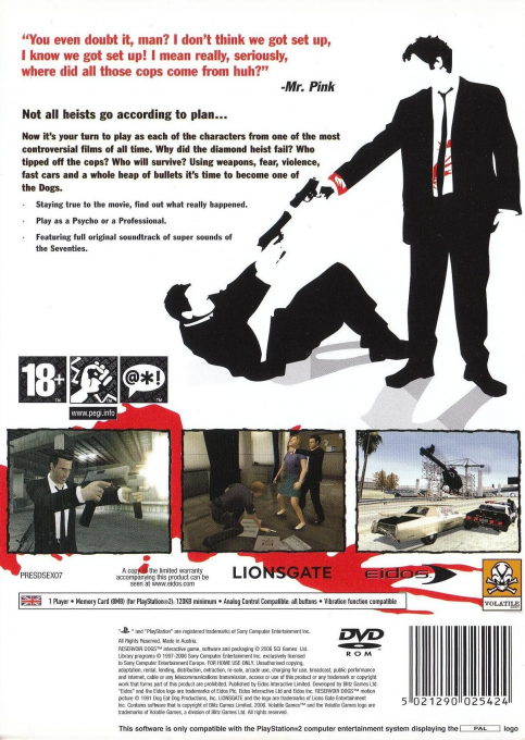 Reservoir Dogs - Dos