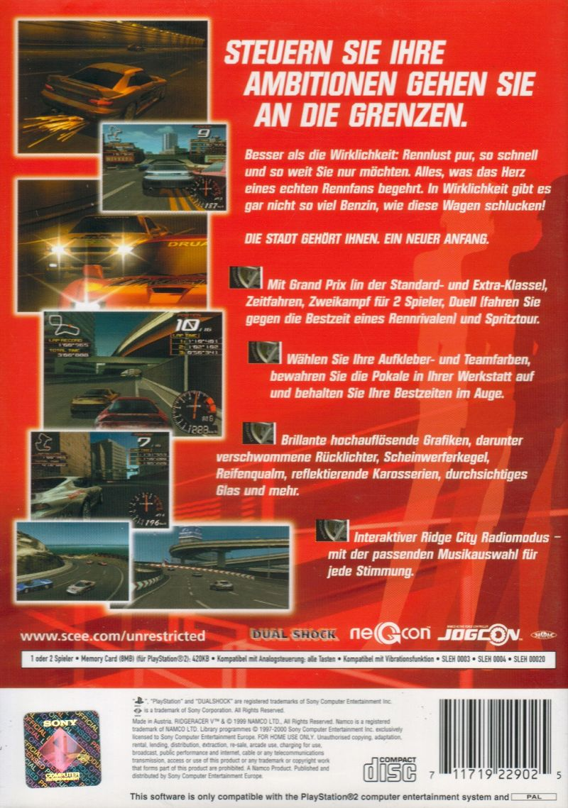 Ridge Racer V - Dos