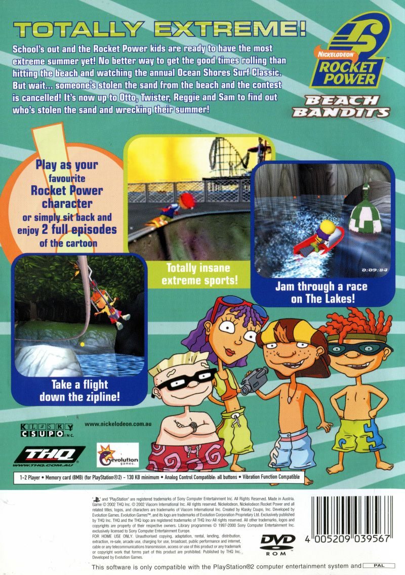 Rocket Power : Beach Bandits dos