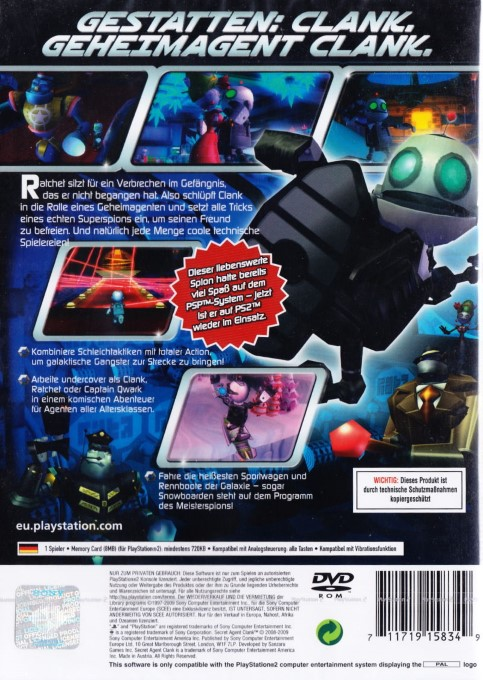 Secret Agent Clank - Dos