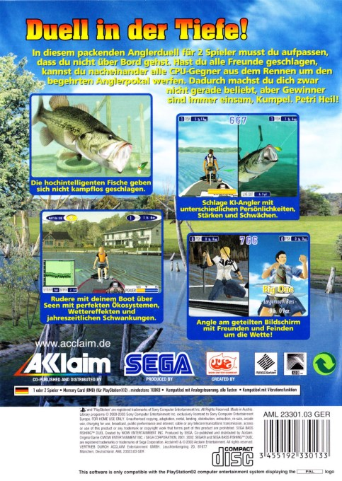 Sega Bass Fishing Duel - Dos