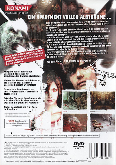 Silent Hill 4 : The Room - Dos